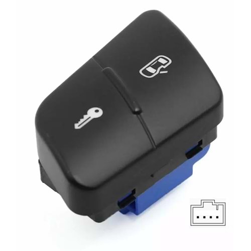 ( KAPI İC KİLİTLEME ANH. ) VW PASSAT ( 2008->) ( 4 PİN )