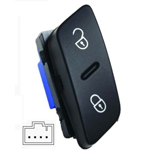 ( KAPI İC KİLİTLEME ANH. ) VW PASSAT, VW GOLF 5, JETTA, TIGUAN