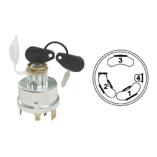 MASSEY FERGUSON 240,285 ( Y.M. ) ( KIZDIRMALI ) ( KONTAK ANAHTAR )