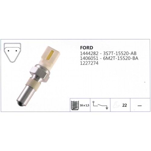 FORD FİESTA FUSİON ( 16x1,5 )