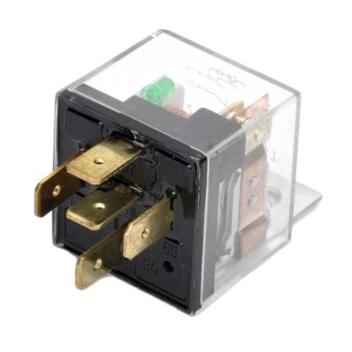 ( 12 Volt / 40 Ah. ) ( 5 FİŞLİ ) ( 2 PLATİNLİ ) - ( ŞEFFAF / LEDLİ )