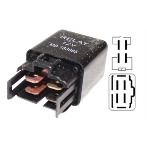 ( 12 Volt / 4 P. ) MİTSUBİSHİ L300 ( ISITMA ve FAR ROLE )