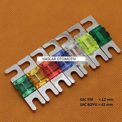 MİDİVAL SİGORTA 30 AMP ( YARIKLI TİP ) ( YEŞİL )