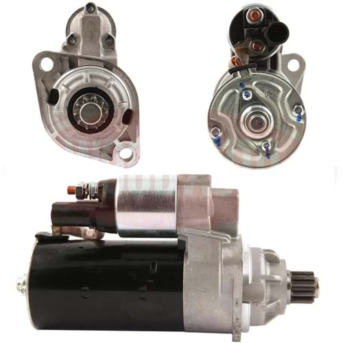 ( 12 Volt / 2,0 Kw. / 10 DİŞ ) VOLKSWAGEN T5, JETTA / AUDİ ( UZUN BO