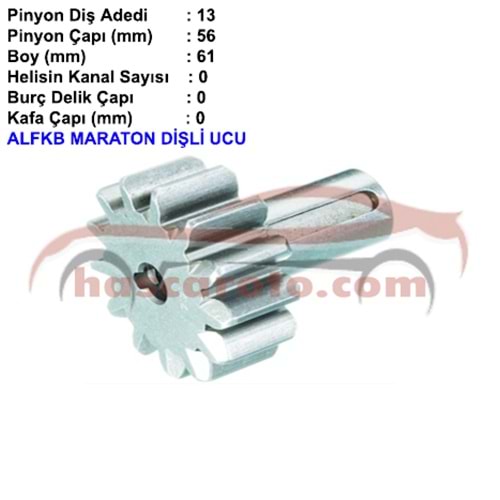 ( 13 DİŞ ) ALFKB MARATON DİŞLİ UCU