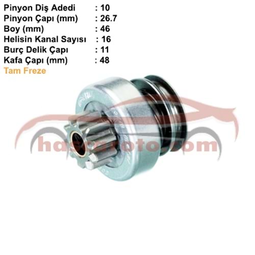 ( 10 DİŞ ) FORD FOCUS, FİESTA BENZİNLİ ( Y.M.)