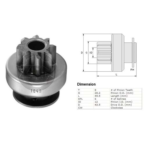 ( 08 DİŞ ) HYUNDAI GETZ / DAEWOO TICO MATIZ / KIA PRIDE