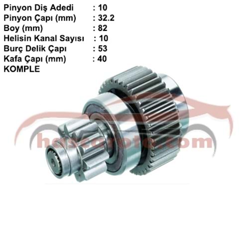 ( 9 DİŞ ) THERMOKING / DAEWOO - KOMATSU FORKLİFT ( FD25 )
