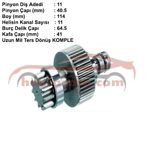 ( 11 DİŞ ) ISUZU CHAMPION / NPR / NQR ( UZUN ) ( 3 BLY )