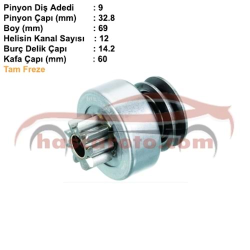 ( 09 DİŞ ) ISUZU MOTORLU FORKLIFT FD30 MARŞ DİŞLİSİ