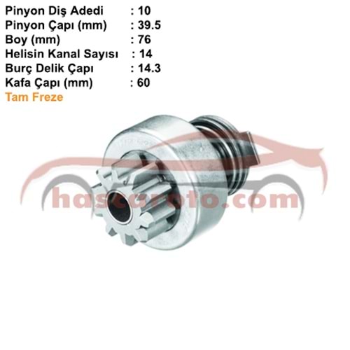 ( 10 DİŞ ) JCB / ERKUNT TRAKTOR / MASSEY FERGUSON 2873K625