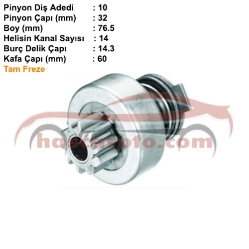 ( 10 DİŞ ) JOHN DEERE FARM 6400, 6300L, 2030 ( Y.M.)