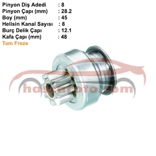 ( 08 DİŞ ) MITSUBISHI GALANT / HYUNDAI ACCENT ERA / ELENTRA / SONATA