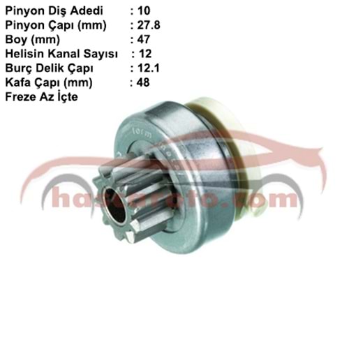 ( 10 DİŞ ) FORD RANGER BÜYÜK KAFA ( BÜYÜK GÖVDE )