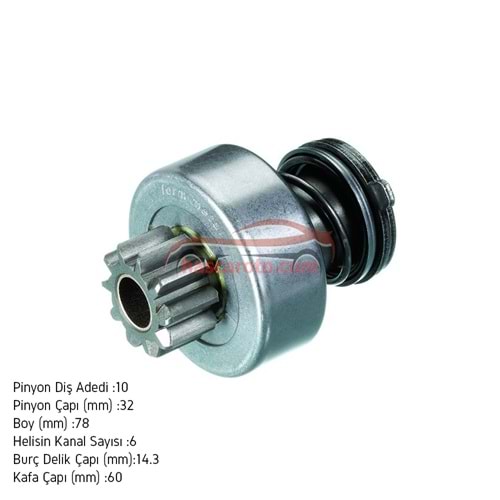 ( 10 DİŞ ) JOHN DEERE ( İÇTEN FREZE )