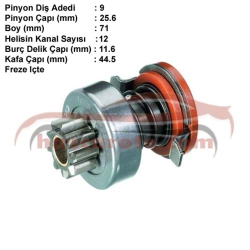 ( 9 DİŞ ) RENAULT 9 / 11 ( MAKO 821 ) ( SAÇI EĞRİ )