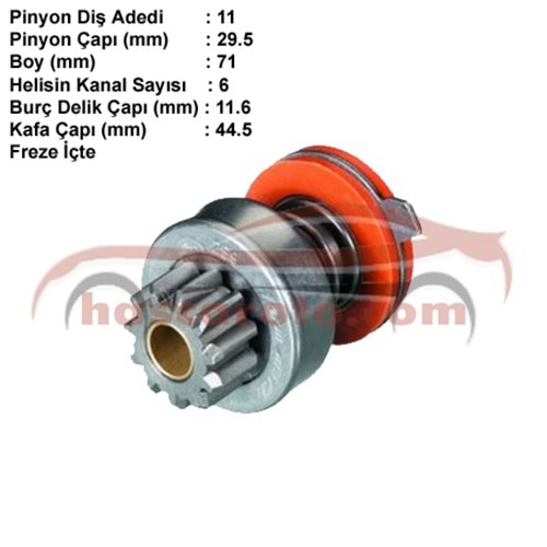 ( 11 DİŞ ) DOĞAN / ŞAHİN / KARTAL 1600 cc ( MAKO 061 )