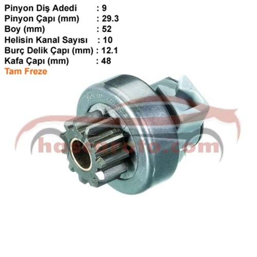 ( 9 DİŞ ) BMW / LANCIA ( ETLİ - PLASTİKLİ )