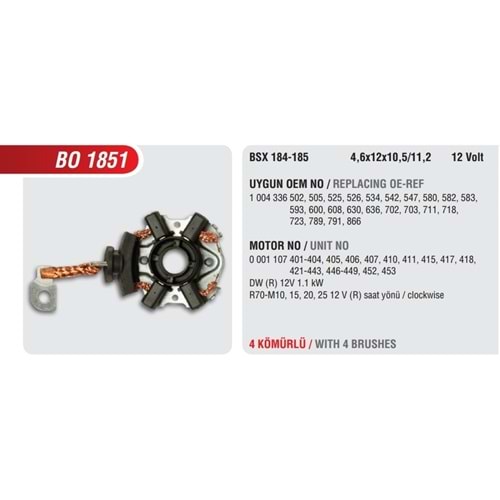 ( 12V ) OPEL CORSA / MERİVA / TIGRA / ASTRA / COMBO / AUDI A4 AVANT 3