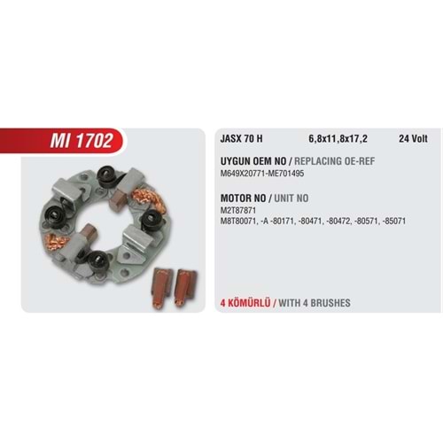 ( 24V ) MITSUBISHI CANTER ( Y.M. ) ( 98 - )