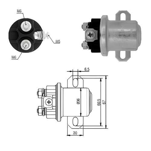 ( 24V ) VOLVO FH / FORD CARGO ( 38MT ) ( 1 PABUÇ BAĞLANTILI )