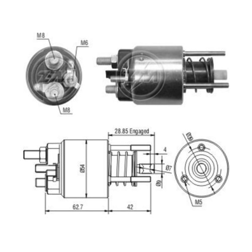 ( 12V ) FIAT DUCATO / DAILY / JCB IS MAK. ( TEK CİVATALI ) ( PLS. BO