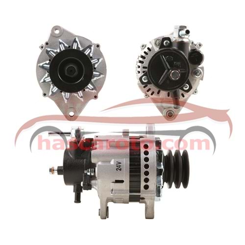 ( 24 Volt / 50 Ah.) ISUZU NKR, NPR 4HF1, 4HG1, CHAMPION KAMYON ( SOL