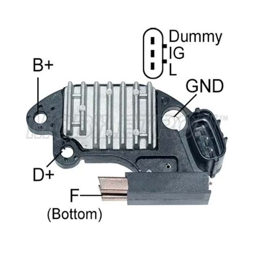 ( 12V ) CHERY / KİMO / CHANCE / NİCHE / GEELY ( D-IG-L ) ( Lamba Di
