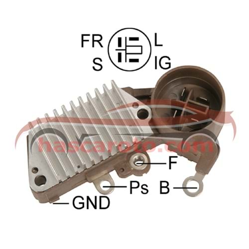 ( 12 Volt ) ( 63.5mm ) HONDA ACCORD ( YV. 4 FİŞ ) (S-IG-L-FR)