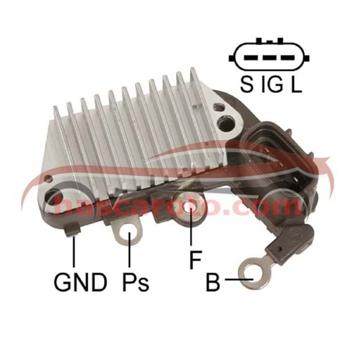 ( 12V ) ( 57.5mm ) TOYOTA COROLLA ( OVAL SOKET ) ( S-IG-L ) ( 3 FİŞ