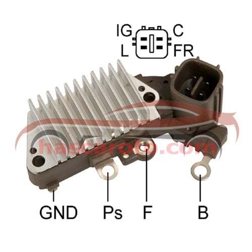 ( 12 Volt ) ( 63.5mm ) HONDA CIVIC ( ÜSTTEN SOKETLİ ) ( 4 FİŞLİ )