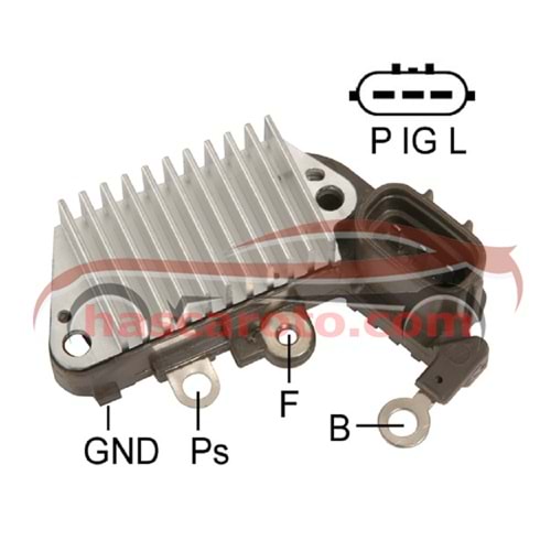 ( 12V ) ( 57.5mm ) CATERPIL / FORKLIFT Y.M. ( P-IG-L ) ( 3 FISLI )