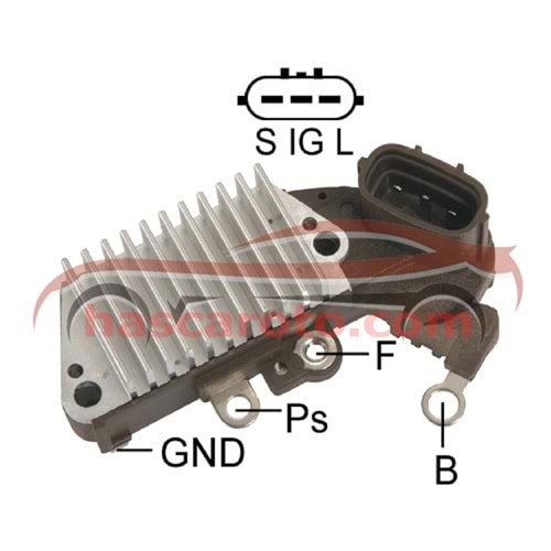 ( 24V ) KOMATSU / TOYOTA / MITSUBISHI İŞ MAK. ( İKAZLI ) ( 63,5 mm