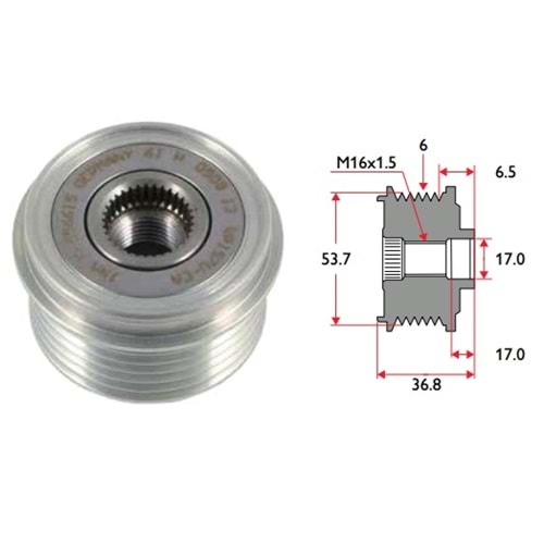 ( 6K ) FORD MONDEO ( 16 x 1,5 )