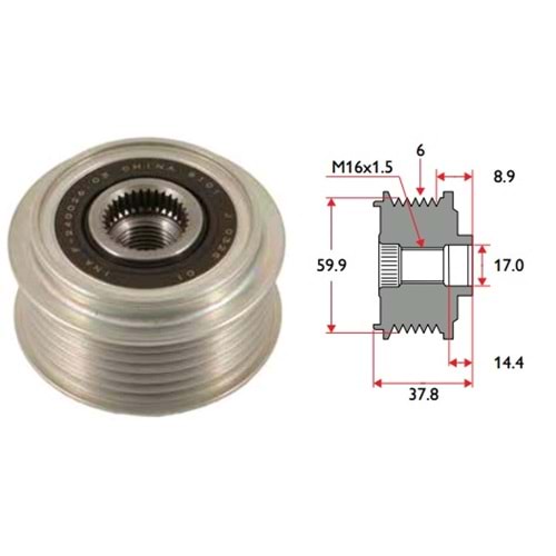 ( 6K ) HYUNDAI SONATO ( ÇAP: 60 ) (16x1,5)