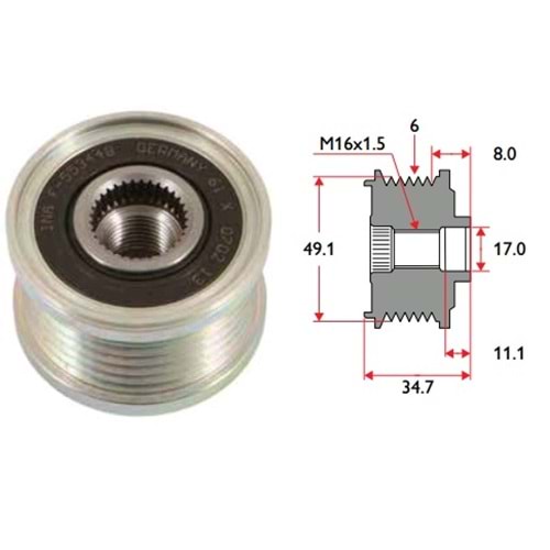 ( 6K ) RENAULT CLİO / LAGUNA / KOLEOS / 2006 ->