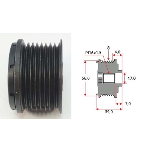 ( 8K ) NEWHOLLAND / JOHNDEERE ( 16 x 1,5 )