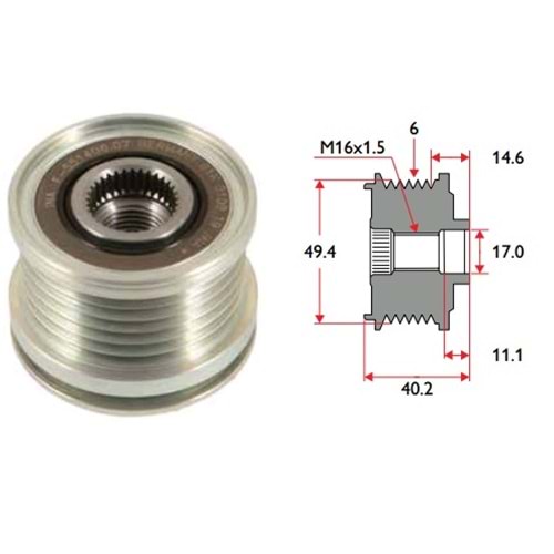 ( 6K ) AUDI / VW T5 MULTIVAN, POLO, AMAROK ( ARKA İÇE OYUK )