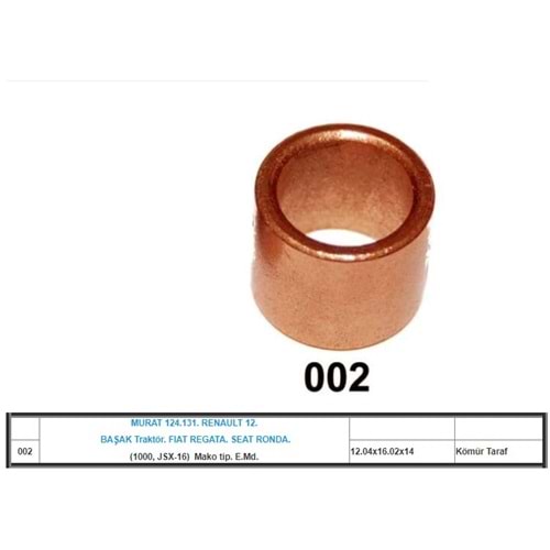 ( KÖMÜR TARAF ) MURAT 124, 131 / RENAULT 12