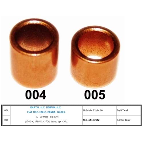 ( SET ) KARTAL SLX. (E - 80 Marş - 0.8 KW) ( SARI ALAŞIM )