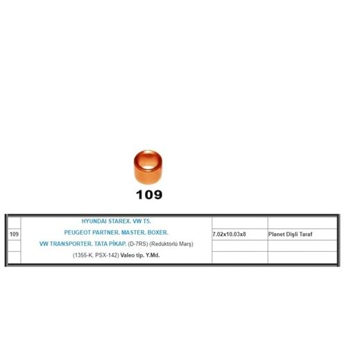 ( ŞANZIMAN DİSLİ TARAF ) HYUNDAI STAREX. T5. (D-7RS) (Redüktörlü Mar