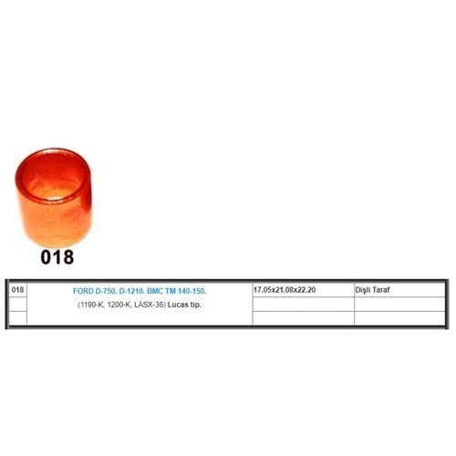 ( DİŞLİ TARAF ) BMC - FORD D750 / 1210