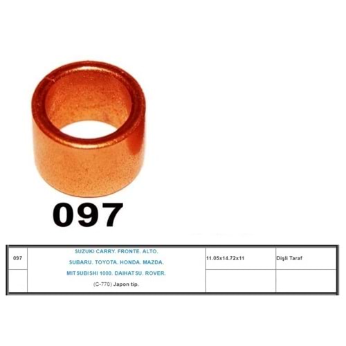 ( DİŞLİ TARAF ) SUZUKI CARRY MARS BURCU