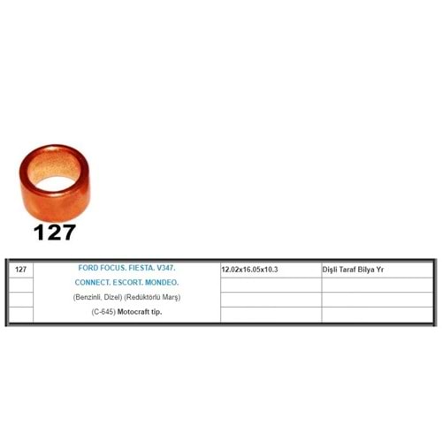 ( DİŞLİ TARAF ) FORD CONNECT - FİESTA