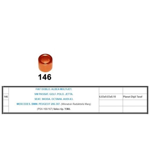 ( ŞANZIMAN RED. İÇİ ) FIAT ALBEA, DOBLO, MULTIJET - PEUGEOT 206-307 -