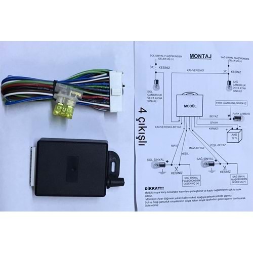 AMERİKAN PARK MODÜLÜ ( AYARLI ) ( 4 ÇIKIŞLI )