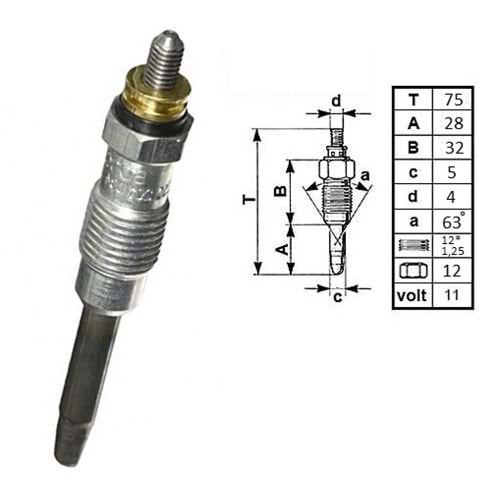( 12V ) BMC TM 30 - LEYLAND ( GX78 / SR78 / A049 ) ( 76x29x12 )