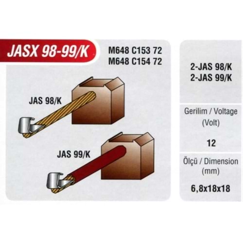 ( 12V ) (6,8x18x18) MITSUBISHI H100 / NISSAN / MEGASTAR ( FJ190 ) KA