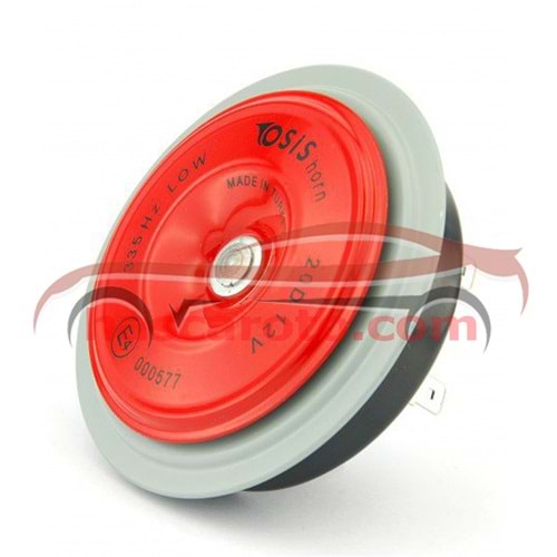 ( 12V ) ( KÜÇÜK KAFA ) ( KALIN SES - 335 HZ ) ( ÇİFT FİŞLİ ) ( KIR