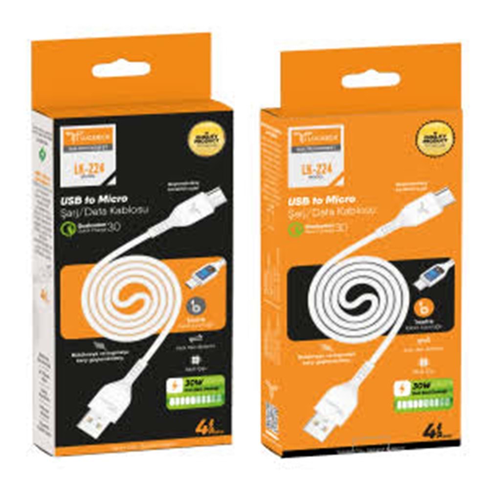 Lucatech Lk-224 Mikro Usb Şarj Kablosu